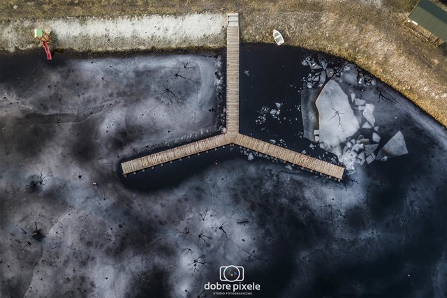 zalew Jarocin z lotu ptaka 2